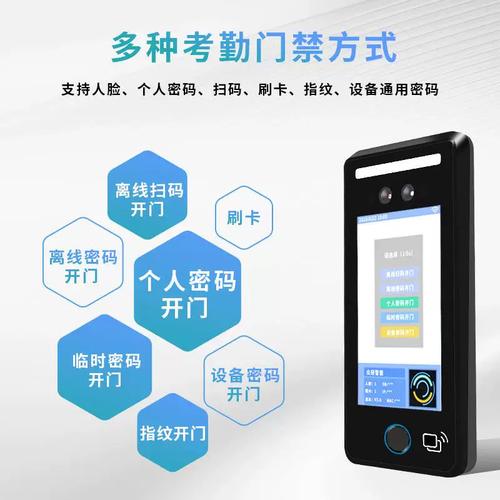 5寸人脸指纹识别一体机 校园小区门禁考勤与访客管理的智能解决方案